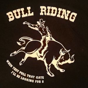 Bull Riding Tee M